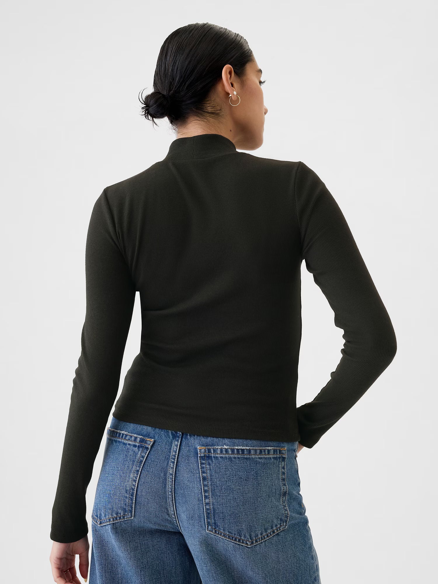Mock neck sweater