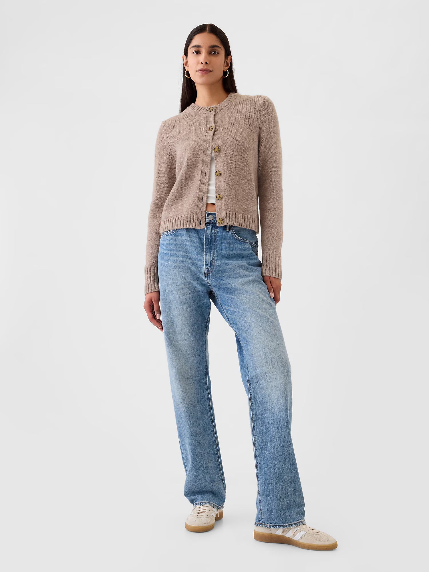 Modern merino wool pullover