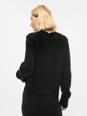 Modern merino wool pullover