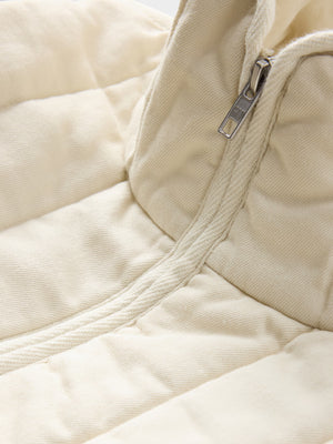 Oversized quilted liner jacket