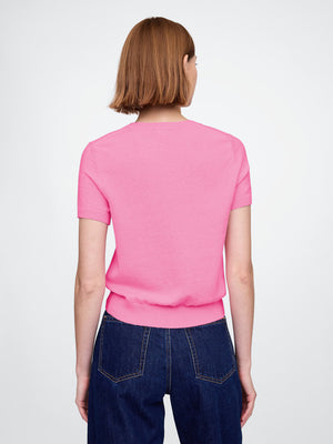 Pink mock neck sweater