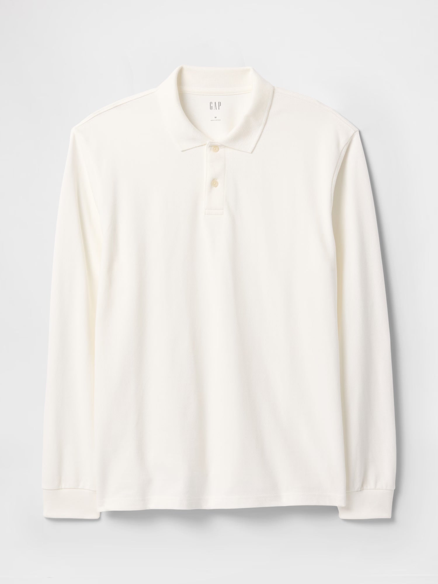 Long-sleeve polo shirt