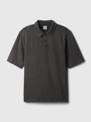 Slim-fit stretch polo