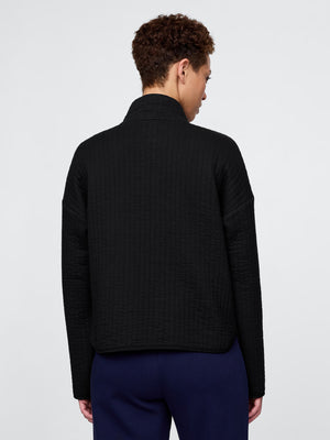 Quilted jacquard jacket