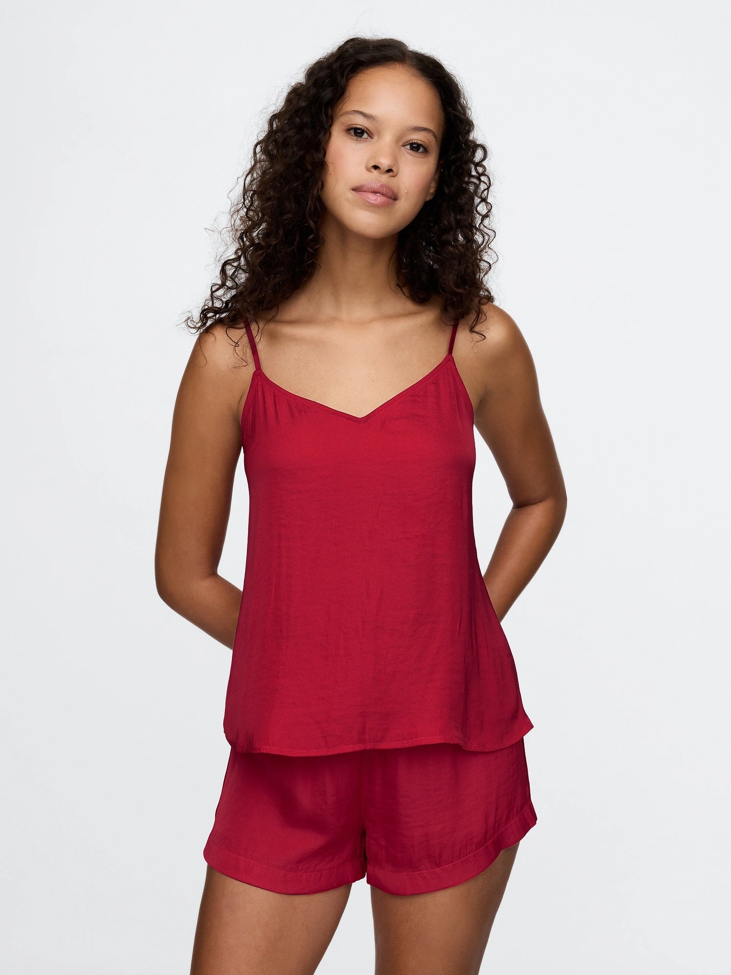 Satin PJ cami