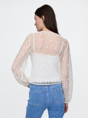 Satin peplum waist top