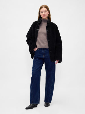 Softblend ribbed turtleneck sweater - Holiday brown