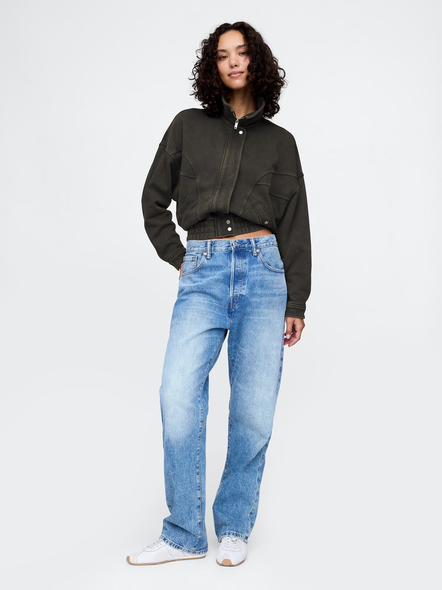 Terry bomber jacket