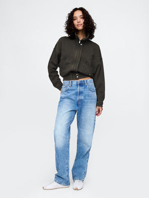 Terry bomber jacket