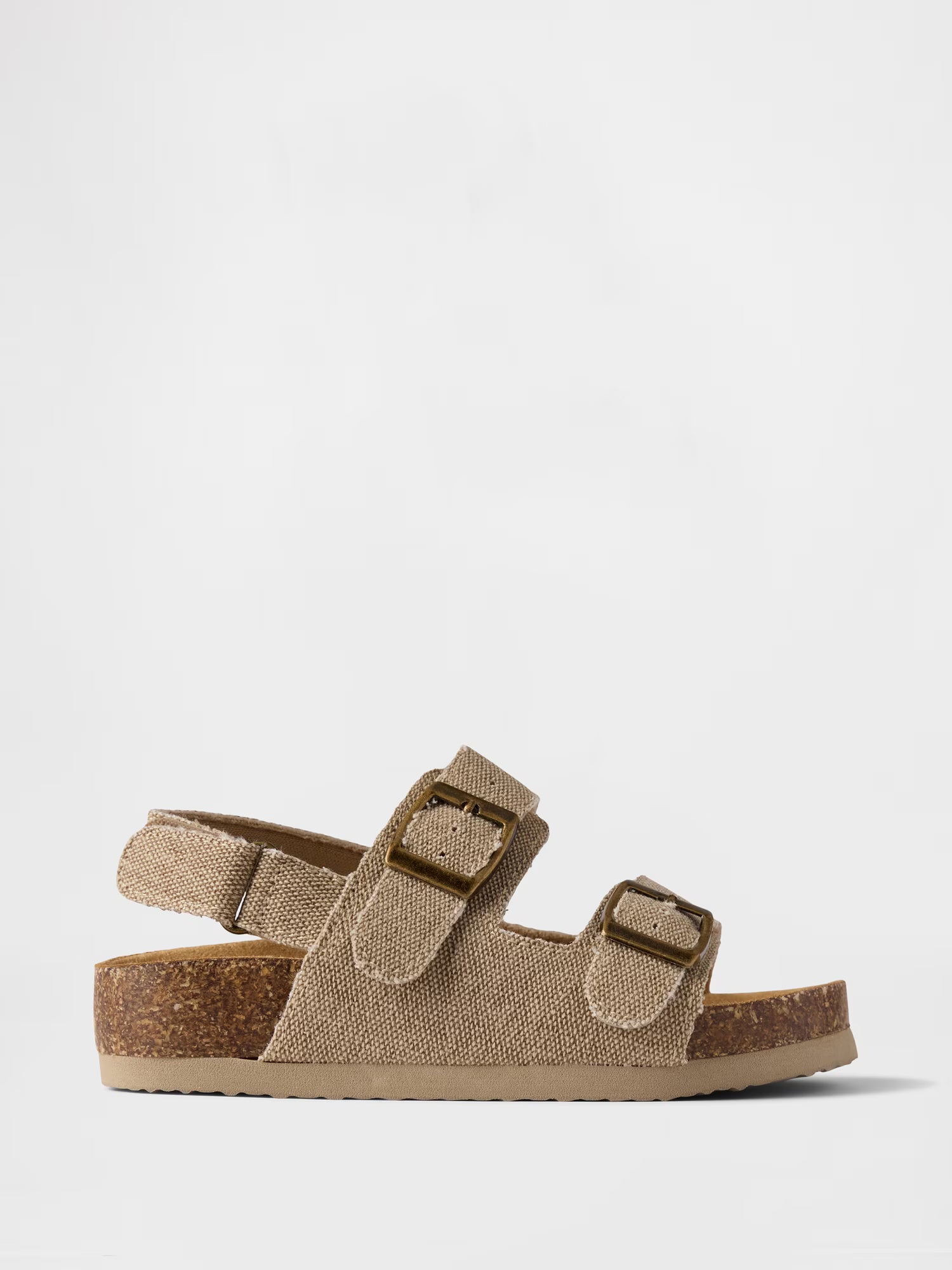 Toddler buckle cork sandals