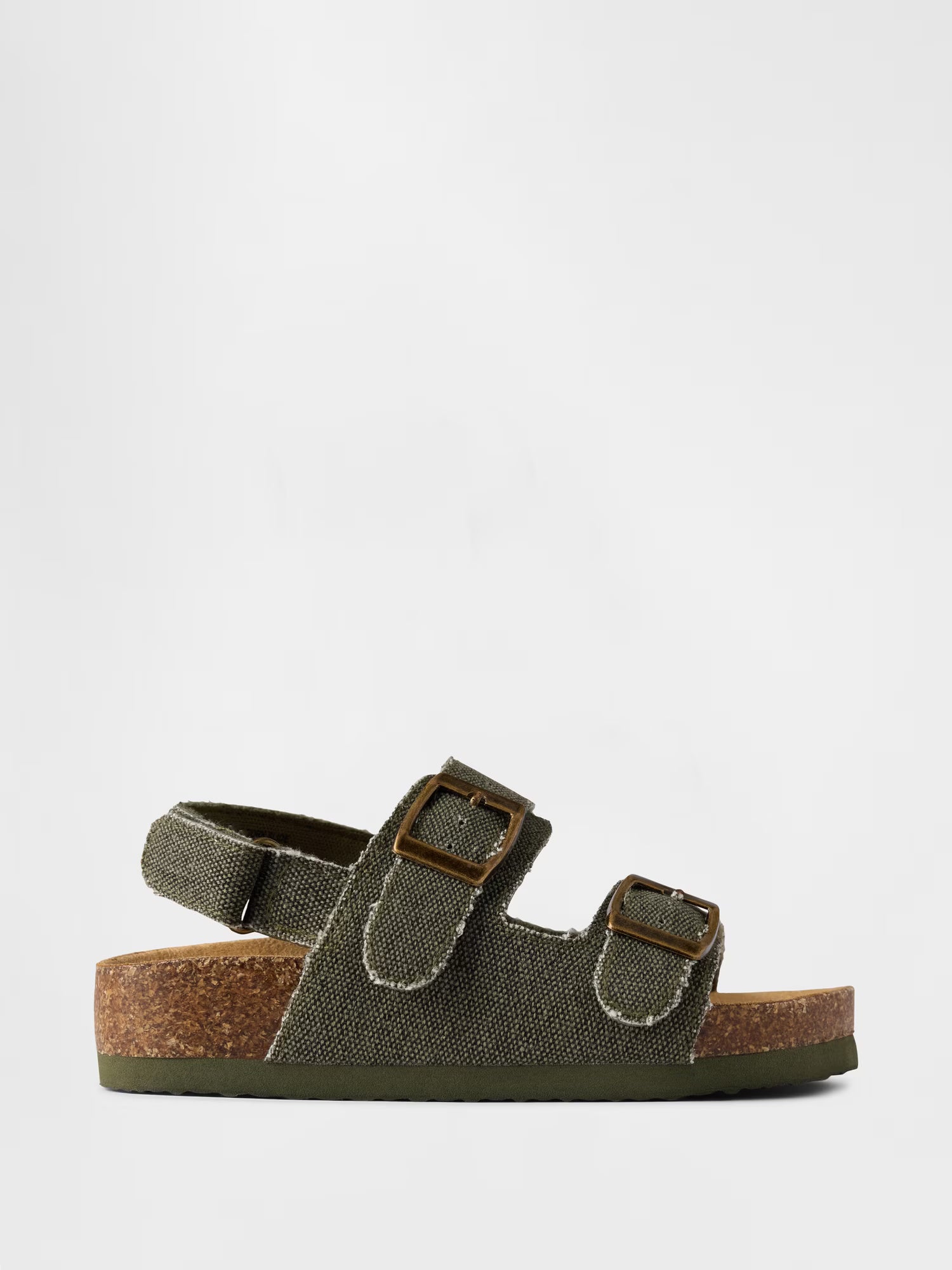 Toddler buckle cork sandals