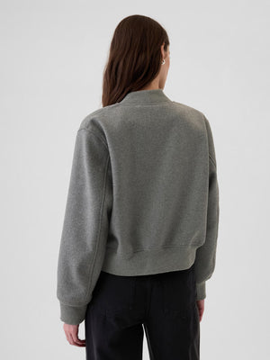 Wool bomber jacket