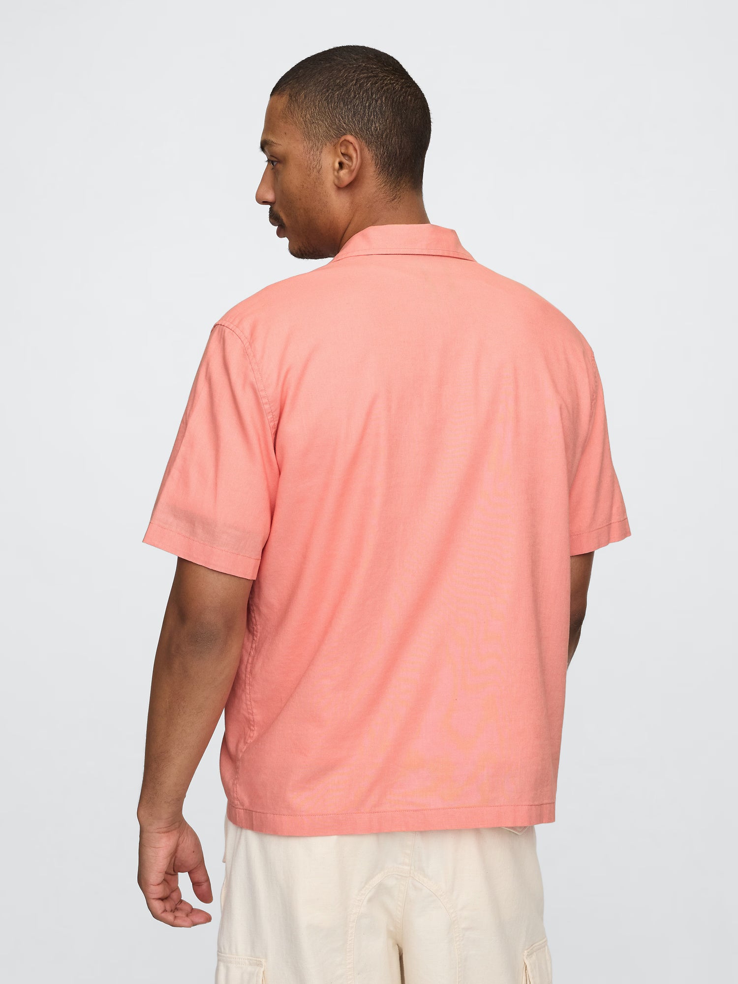 Luxury oversized linen shirt
